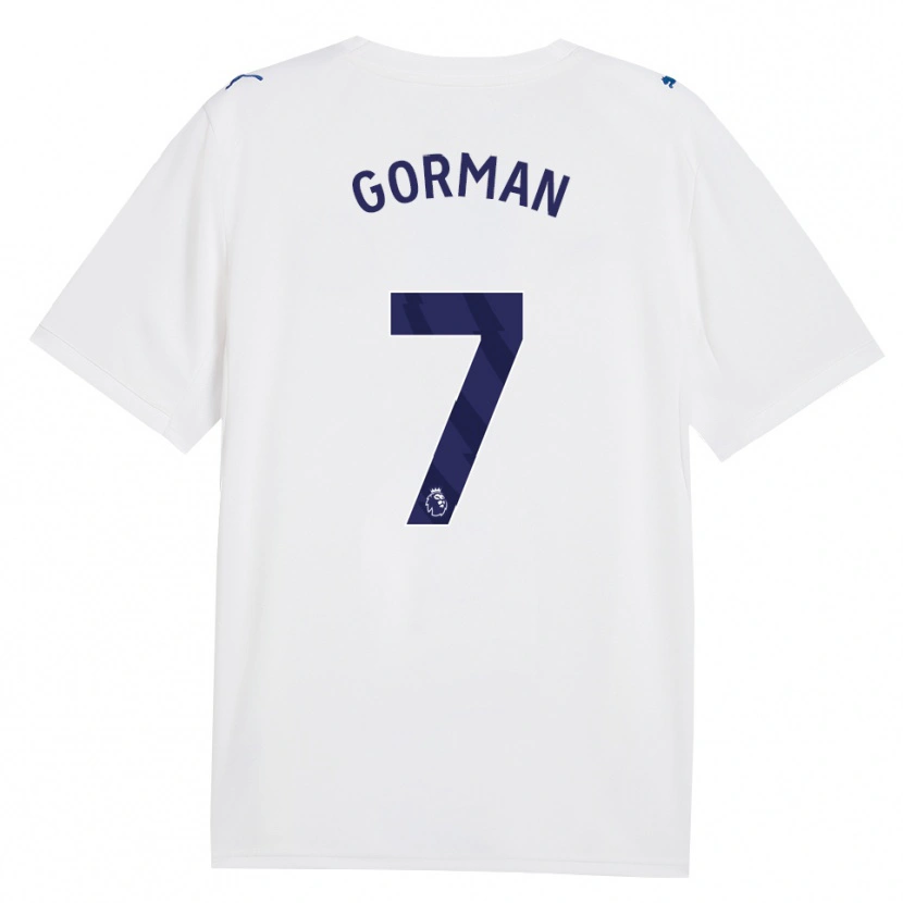 Danxen Kinder Finlay Gorman #7 Marineweiß Ausweichtrikot Trikot 2026/27 T-Shirt