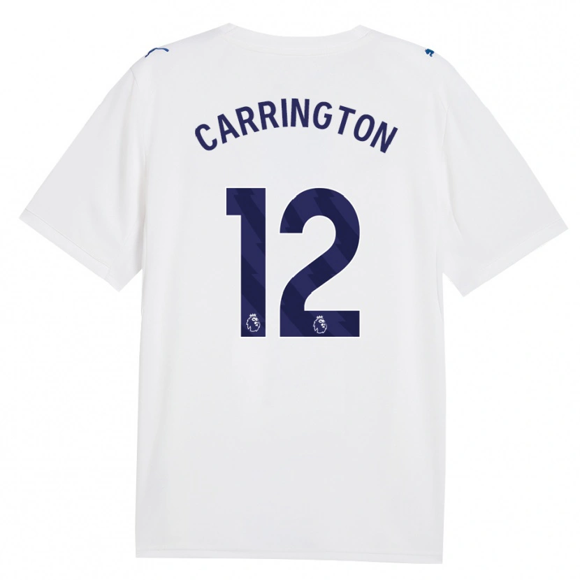 Danxen Kinder Theo Carrington #12 Marineweiß Ausweichtrikot Trikot 2026/27 T-Shirt