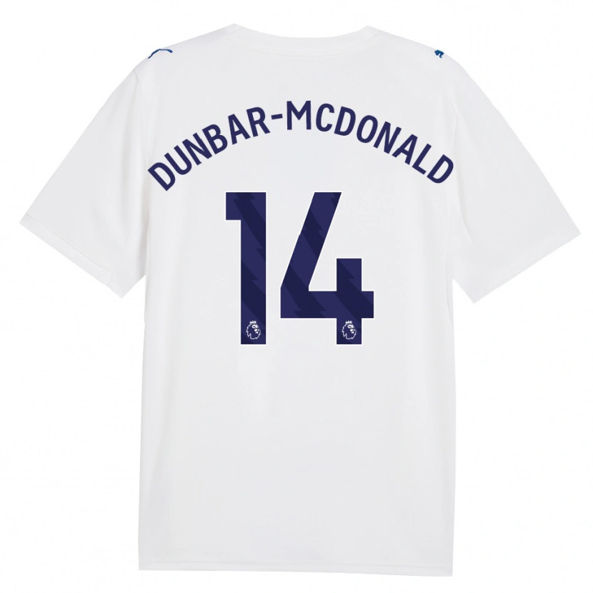 Danxen Kinder Christian Dunbar-Mcdonald #14 Marineweiß Ausweichtrikot Trikot 2026/27 T-Shirt
