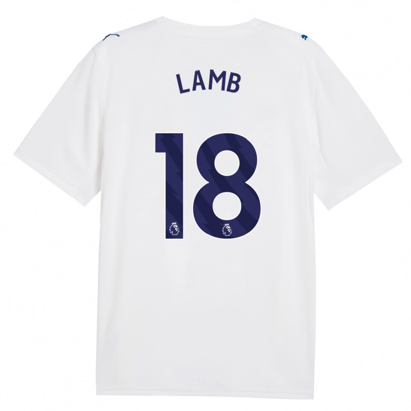 Danxen Kinder Teddie Lamb #18 Marineweiß Ausweichtrikot Trikot 2026/27 T-Shirt