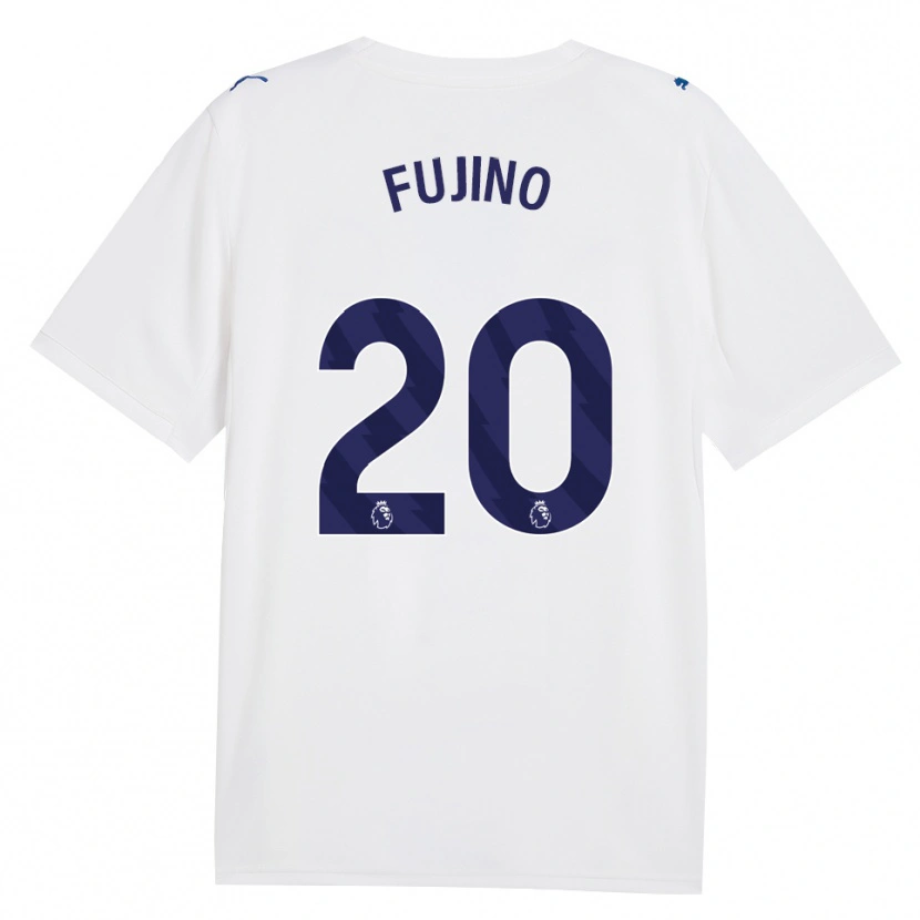 Danxen Kinder Aoba Fujino #20 Marineweiß Ausweichtrikot Trikot 2026/27 T-Shirt