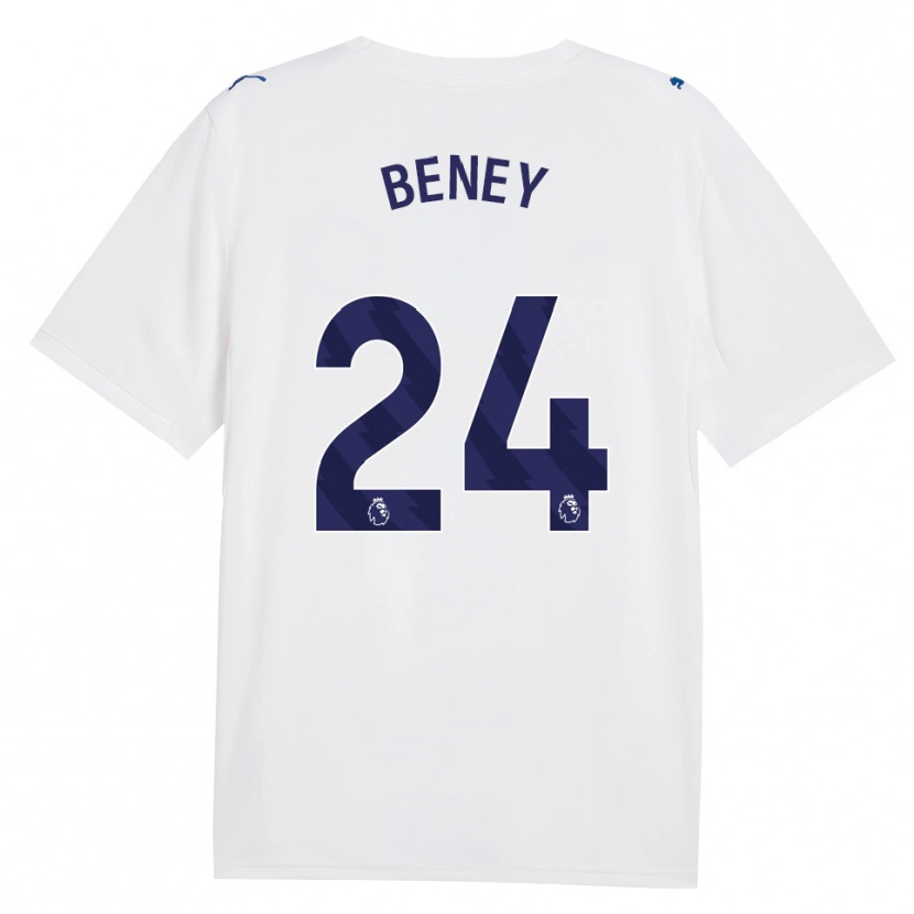 Danxen Kinder Iman Beney #24 Marineweiß Ausweichtrikot Trikot 2026/27 T-Shirt