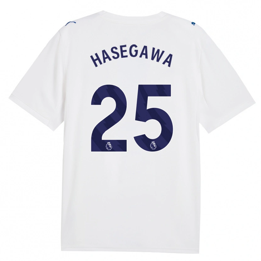 Danxen Kinder Yui Hasegawa #25 Marineweiß Ausweichtrikot Trikot 2026/27 T-Shirt