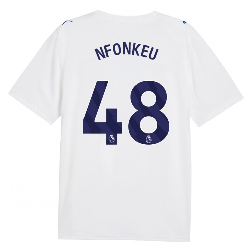 Danxen Kinder Brooklyn Nfonkeu #48 Marineweiß Ausweichtrikot Trikot 2026/27 T-Shirt