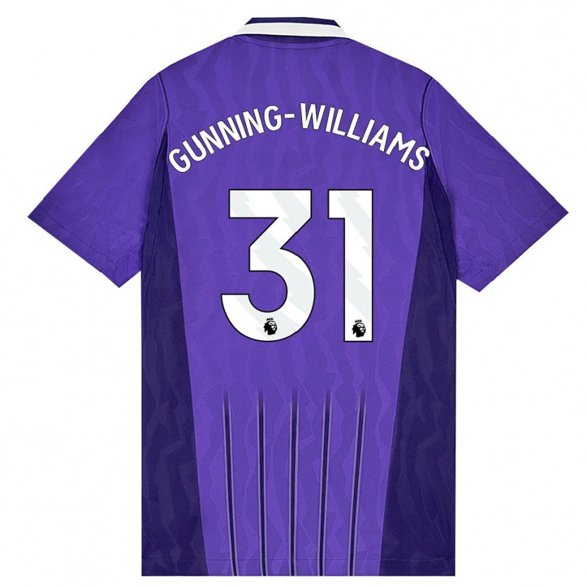 Danxen Kinder Lenna Gunning-Williams #31 Violett Weiß Ausweichtrikot Trikot 2026/27 T-Shirt