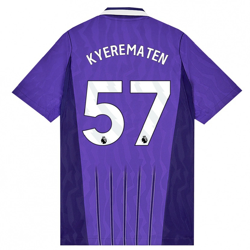 Danxen Kinder Rio Kyerematen #57 Violett Weiß Ausweichtrikot Trikot 2026/27 T-Shirt