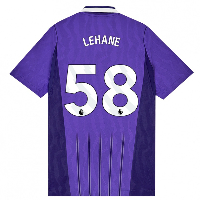 Danxen Kinder Ellis Lehane #58 Violett Weiß Ausweichtrikot Trikot 2026/27 T-Shirt