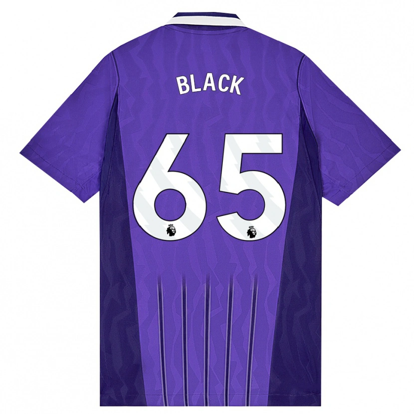 Danxen Kinder Leo Black #65 Violett Weiß Ausweichtrikot Trikot 2026/27 T-Shirt