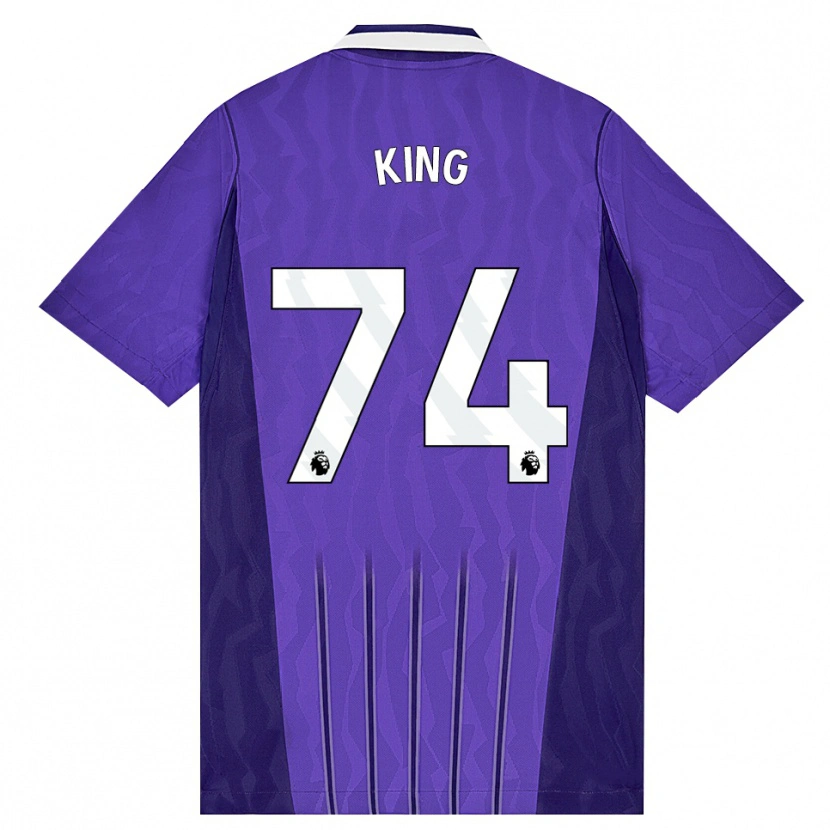 Danxen Kinder Maeson King #74 Violett Weiß Ausweichtrikot Trikot 2026/27 T-Shirt