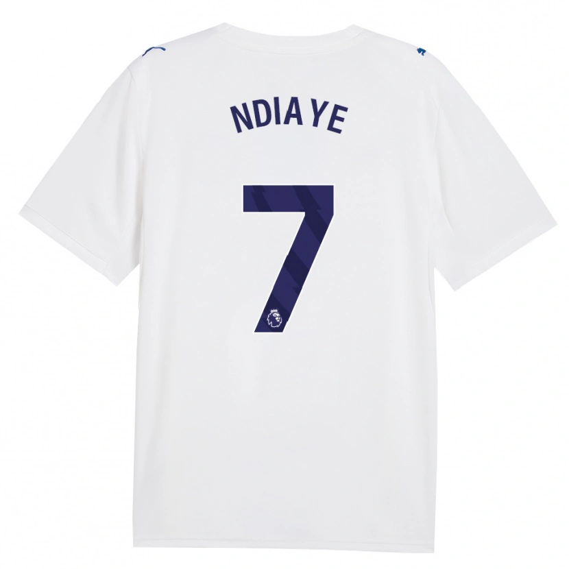Danxen Kinder Iliman Ndiaye #7 Marineweiß Ausweichtrikot Trikot 2026/27 T-Shirt