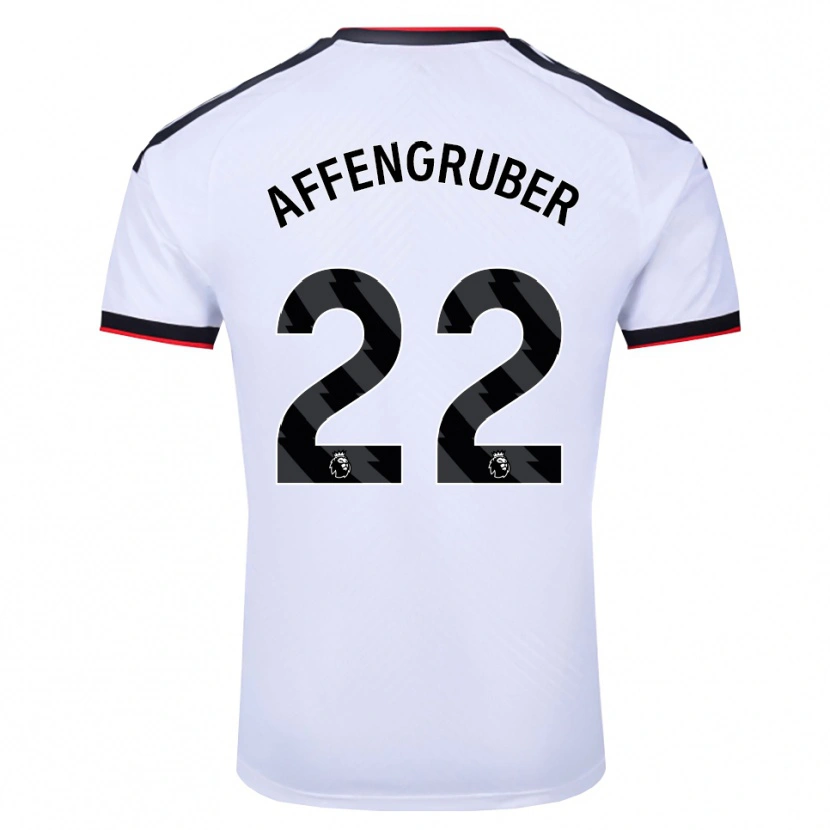 Danxen Kinder David Affengruber #22 Weiß Schwarz Rot Heimtrikot Trikot 2026/27 T-Shirt