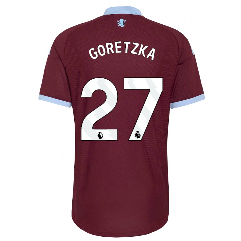 Danxen Kinder Leon Goretzka #27 Kornblumenblau Burgund Heimtrikot Trikot 2026/27 T-Shirt