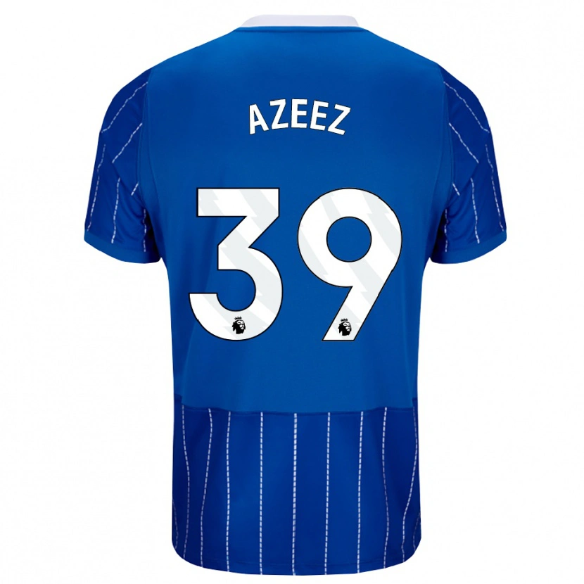 Danxen Kinder Femi Azeez #39 Mittelblau Weiß Heimtrikot Trikot 2026/27 T-Shirt