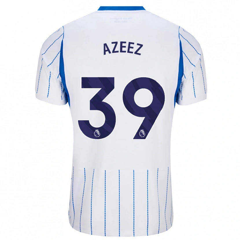 Danxen Kinder Femi Azeez #39 Himmelblau Weiß Auswärtstrikot Trikot 2026/27 T-Shirt