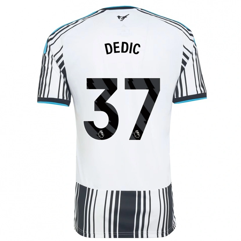 Danxen Herren Amar Dedić #37 Himmelsblau Schwarz Weiß Heimtrikot Trikot 2026/27 T-Shirt