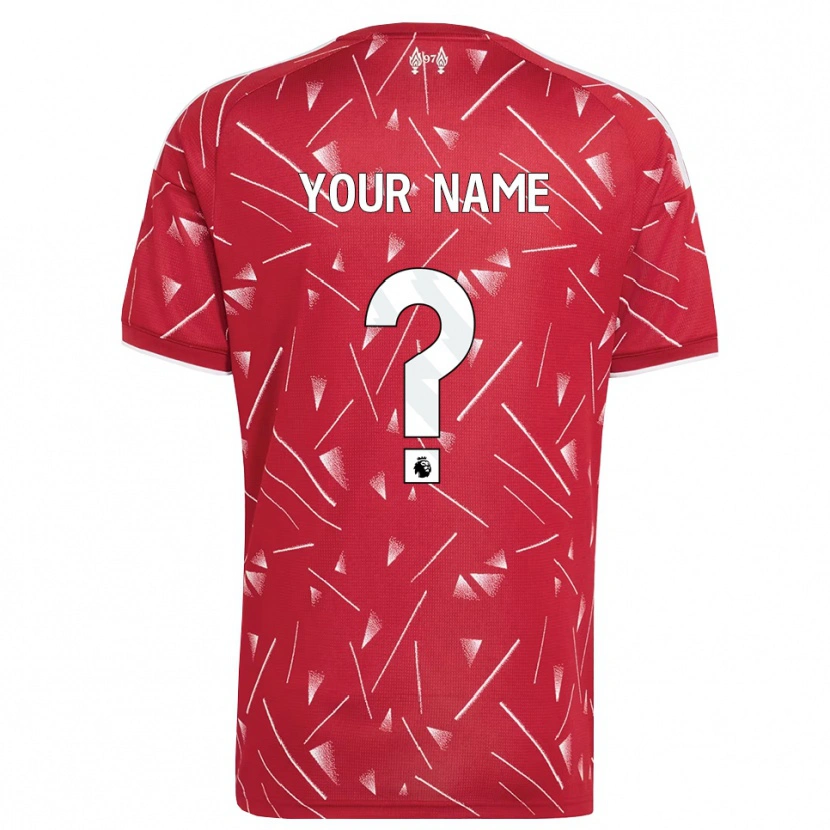 Danxen Herren Ihren Namen #0 Weiß Rot Heimtrikot Trikot 2026/27 T-Shirt