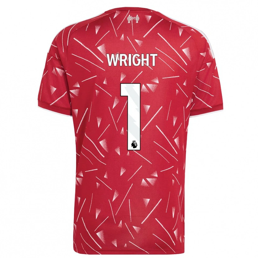 Danxen Herren Matty Wright #1 Weiß Rot Heimtrikot Trikot 2026/27 T-Shirt