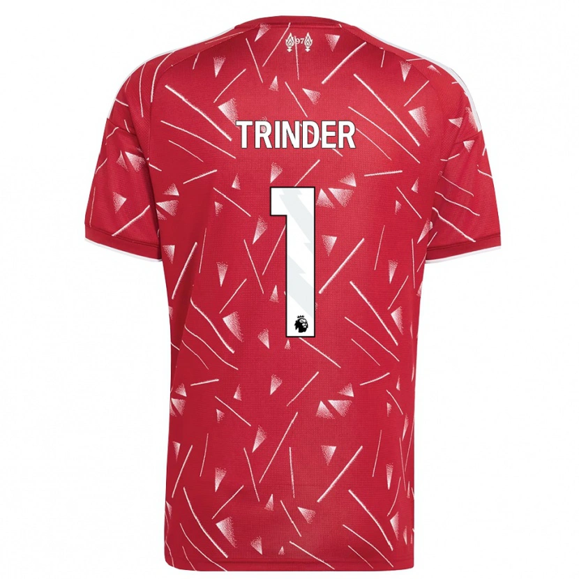 Danxen Herren Zach Trinder #1 Weiß Rot Heimtrikot Trikot 2026/27 T-Shirt