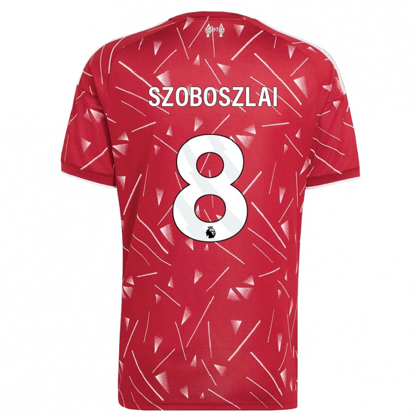 Danxen Herren Dominik Szoboszlai #8 Weiß Rot Heimtrikot Trikot 2026/27 T-Shirt