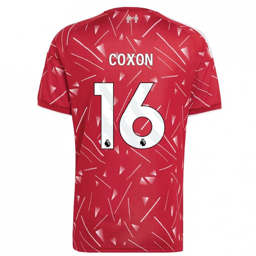 Danxen Herren Zak Coxon #16 Weiß Rot Heimtrikot Trikot 2026/27 T-Shirt