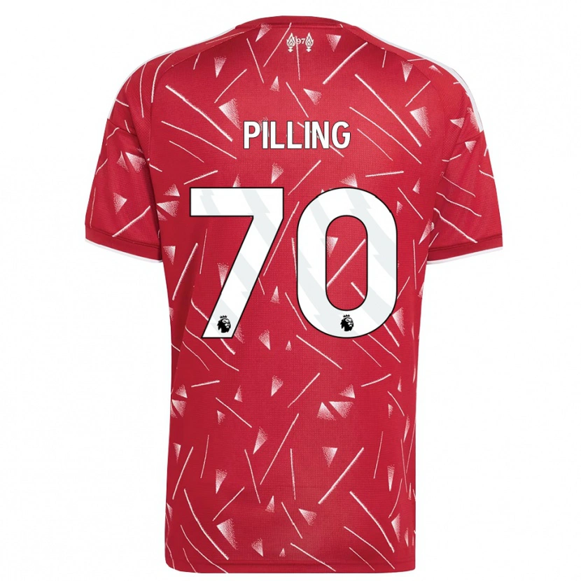 Danxen Herren Tommy Pilling #70 Weiß Rot Heimtrikot Trikot 2026/27 T-Shirt