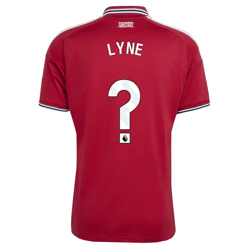 Danxen Herren Ben Lyne #0 Rot Gelb Weiß Heimtrikot Trikot 2026/27 T-Shirt