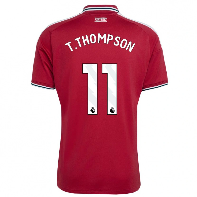Danxen Herren Tynan Thompson #11 Rot Gelb Weiß Heimtrikot Trikot 2026/27 T-Shirt
