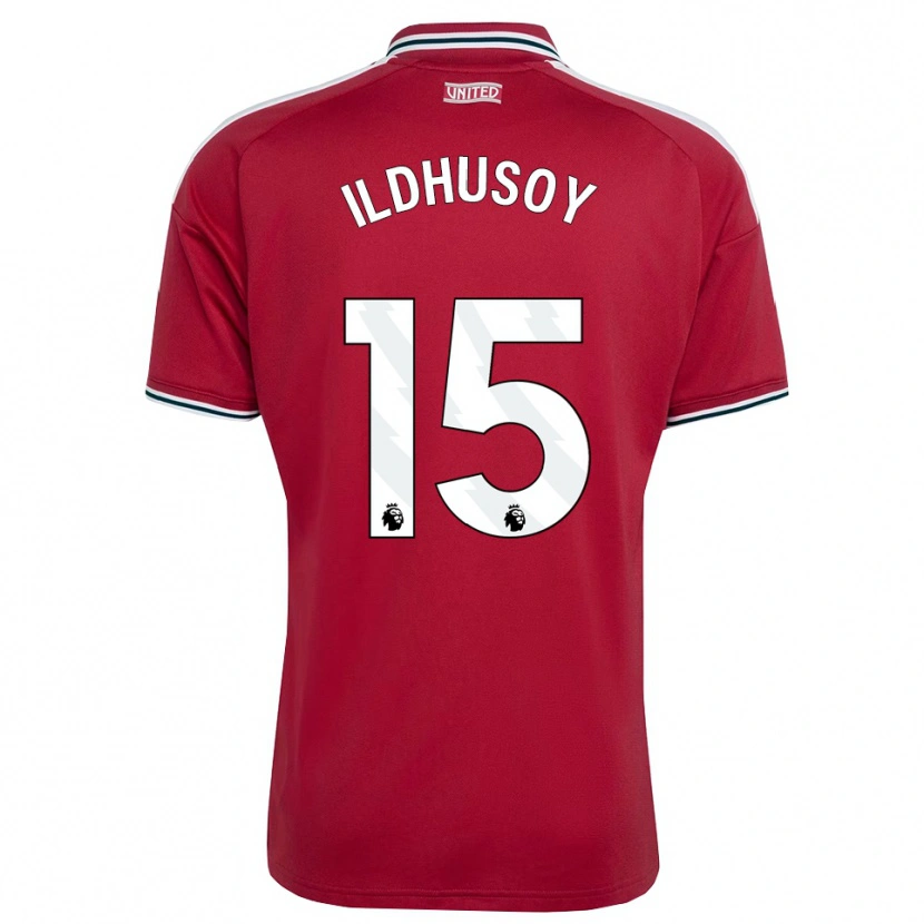 Danxen Herren Celin Bizet Ildhusoy #15 Rot Gelb Weiß Heimtrikot Trikot 2026/27 T-Shirt
