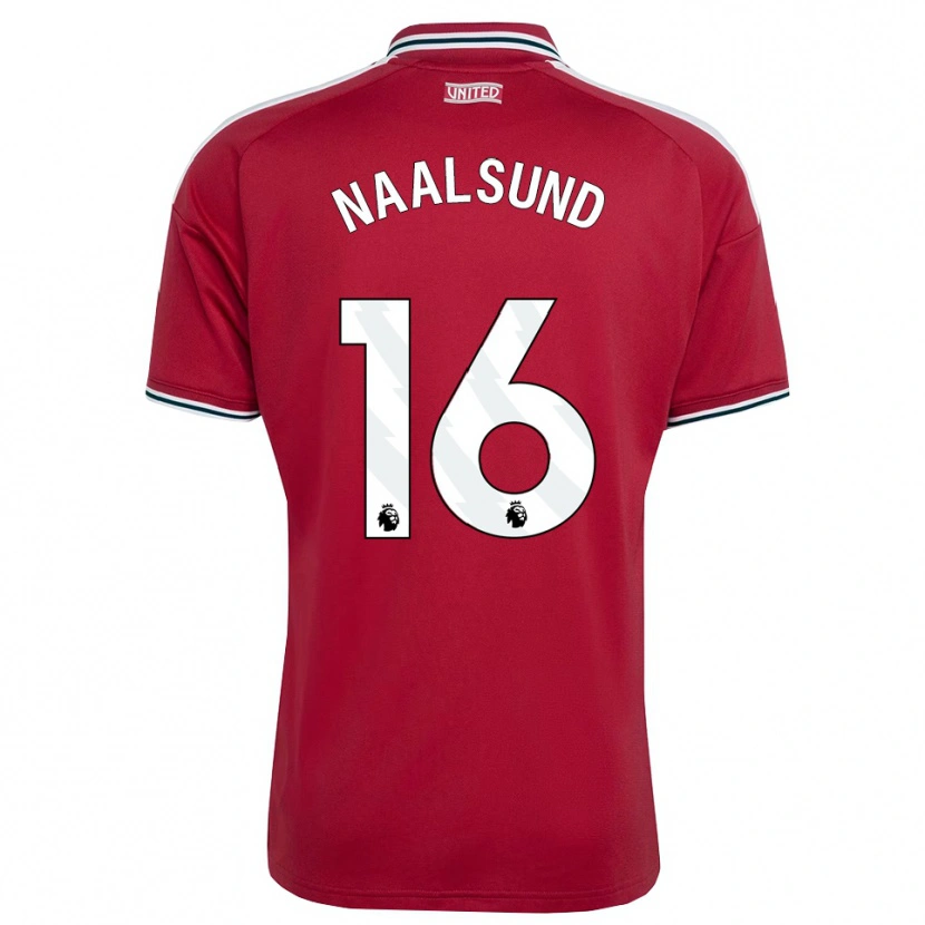 Danxen Herren Lisa Naalsund #16 Rot Gelb Weiß Heimtrikot Trikot 2026/27 T-Shirt
