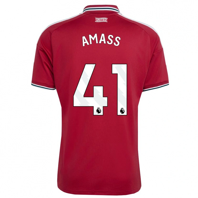 Danxen Herren Harry Amass #41 Rot Gelb Weiß Heimtrikot Trikot 2026/27 T-Shirt
