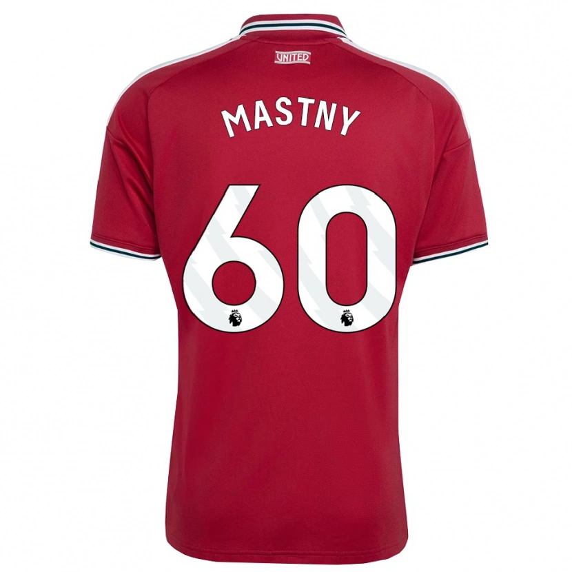 Danxen Herren Ondrej Mastny #60 Rot Gelb Weiß Heimtrikot Trikot 2026/27 T-Shirt