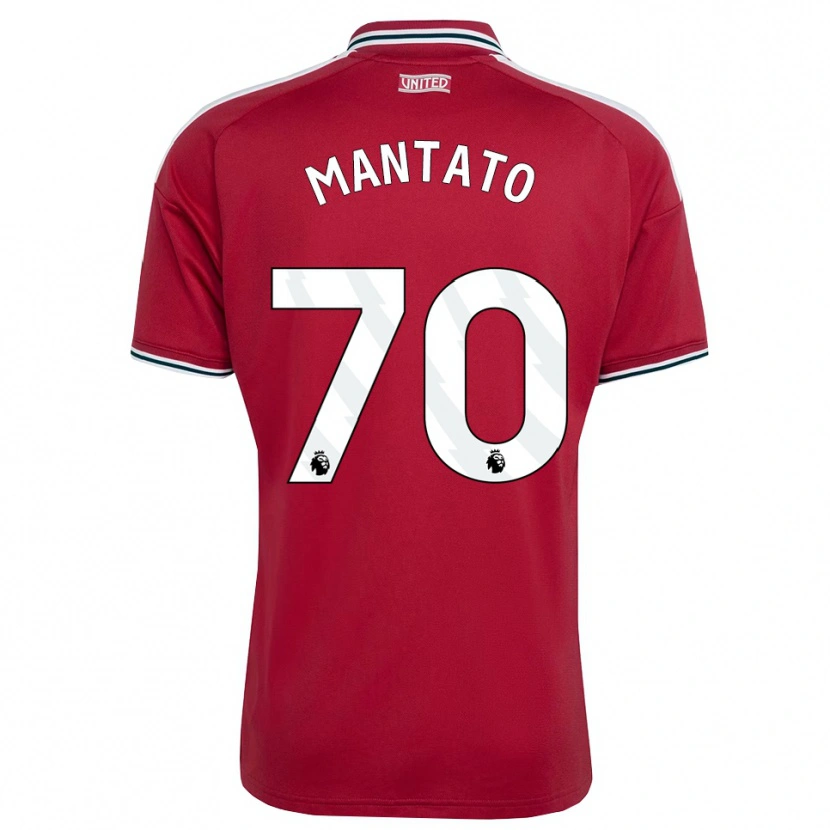 Danxen Herren Bendito Mantato #70 Rot Gelb Weiß Heimtrikot Trikot 2026/27 T-Shirt