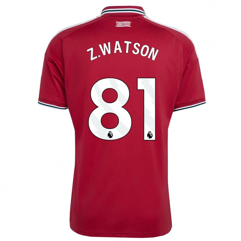 Danxen Herren Zac Watson #81 Rot Gelb Weiß Heimtrikot Trikot 2026/27 T-Shirt