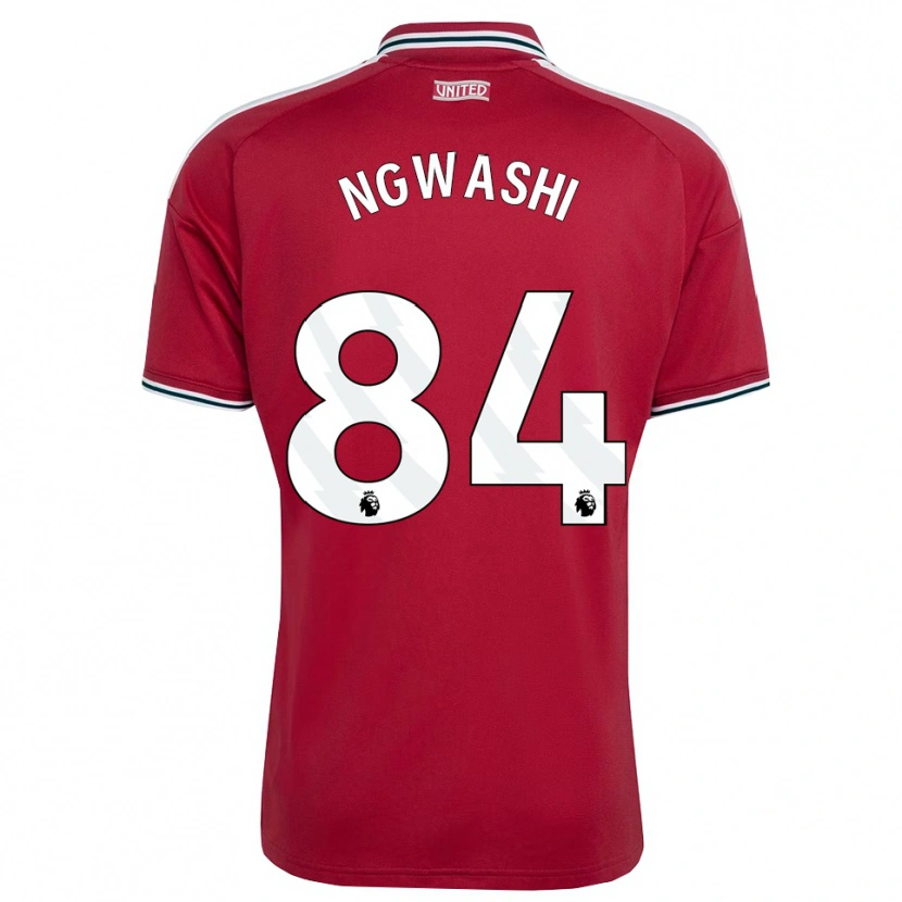 Danxen Herren Jayden Ngwashi #84 Rot Gelb Weiß Heimtrikot Trikot 2026/27 T-Shirt