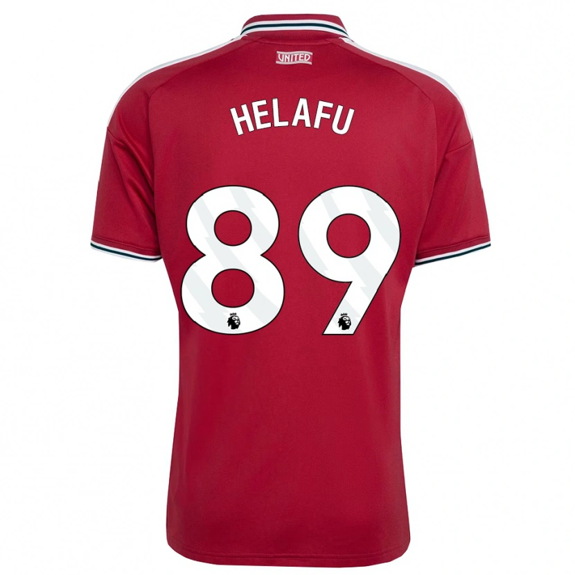 Danxen Herren Yuel Helafu #89 Rot Gelb Weiß Heimtrikot Trikot 2026/27 T-Shirt