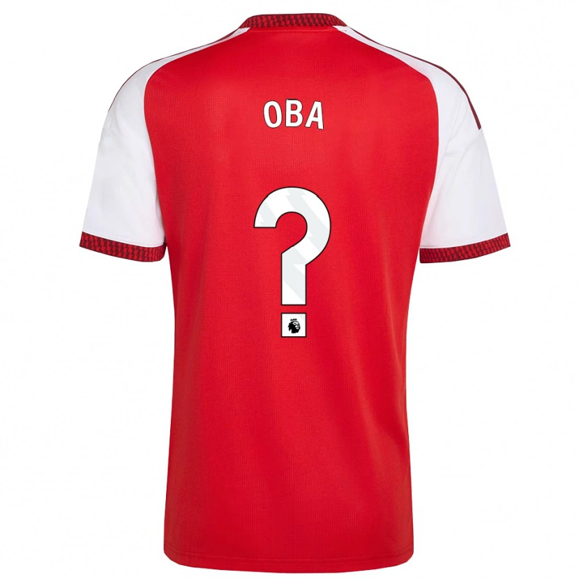 Danxen Herren Jayden Oba #0 Rot Weiß Schwarz Heimtrikot Trikot 2026/27 T-Shirt