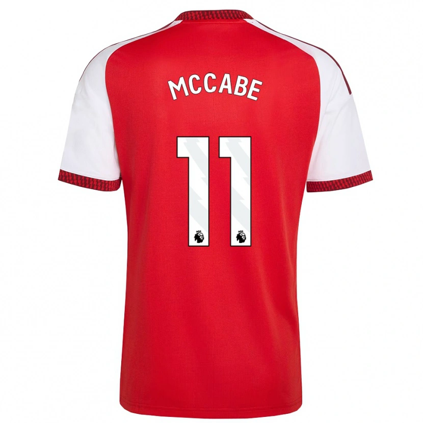 Danxen Herren Katie Mccabe #11 Rot Weiß Schwarz Heimtrikot Trikot 2026/27 T-Shirt