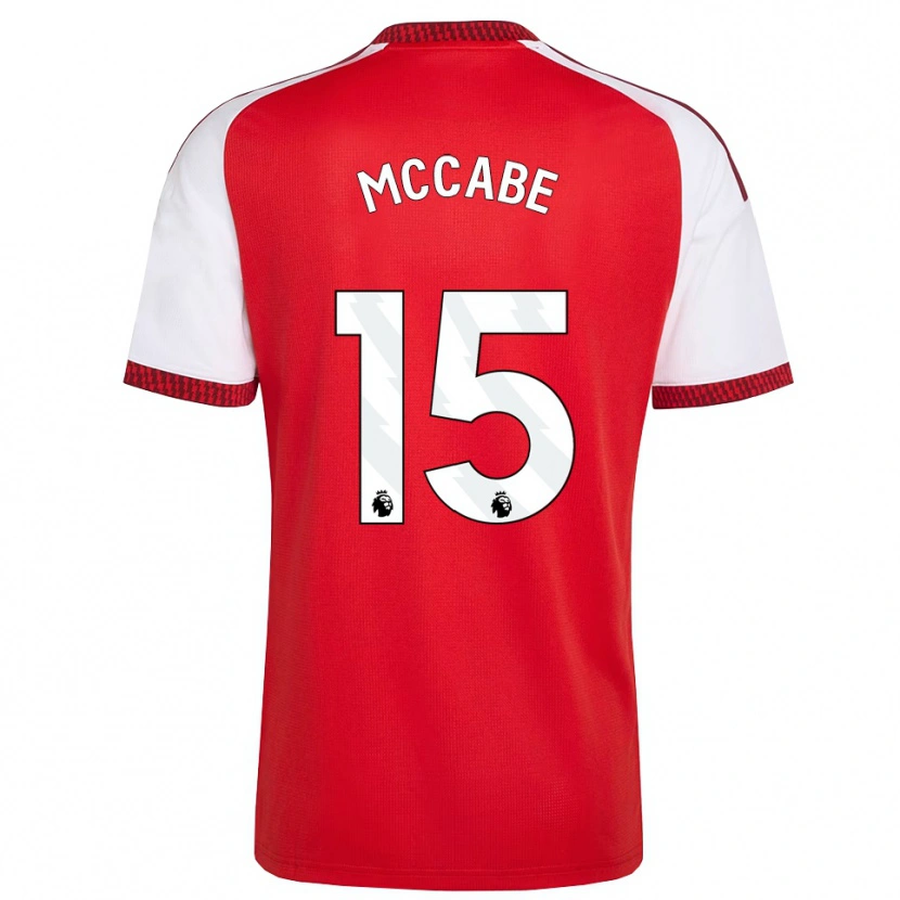 Danxen Herren Katie Mccabe #15 Rot Weiß Schwarz Heimtrikot Trikot 2026/27 T-Shirt