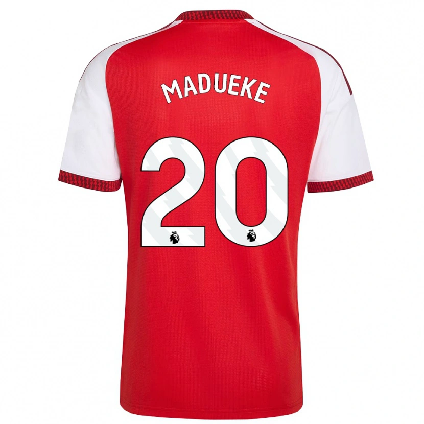 Danxen Herren Noni Madueke #20 Rot Weiß Schwarz Heimtrikot Trikot 2026/27 T-Shirt