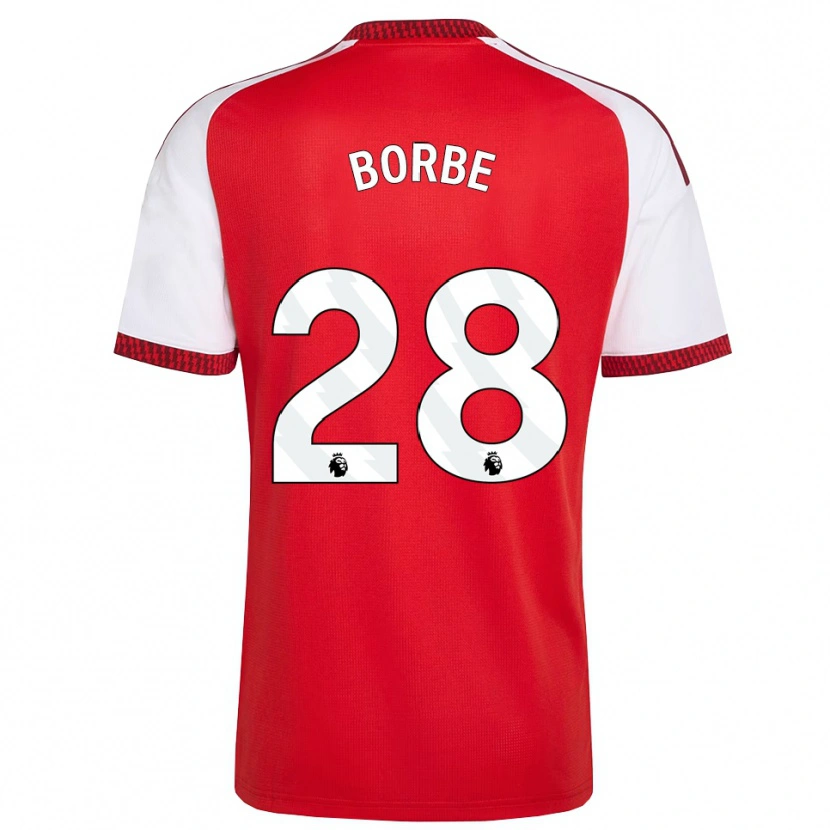 Danxen Herren Anneke Borbe #28 Rot Weiß Schwarz Heimtrikot Trikot 2026/27 T-Shirt