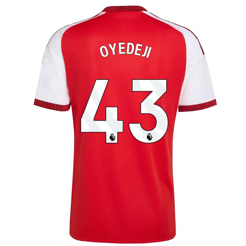 Danxen Herren Nathan Butler Oyedeji #43 Rot Weiß Schwarz Heimtrikot Trikot 2026/27 T-Shirt