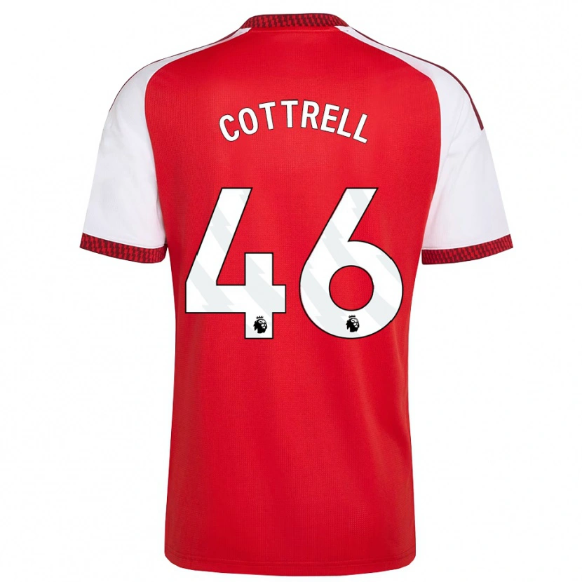 Danxen Herren Ben Cottrell #46 Rot Weiß Schwarz Heimtrikot Trikot 2026/27 T-Shirt