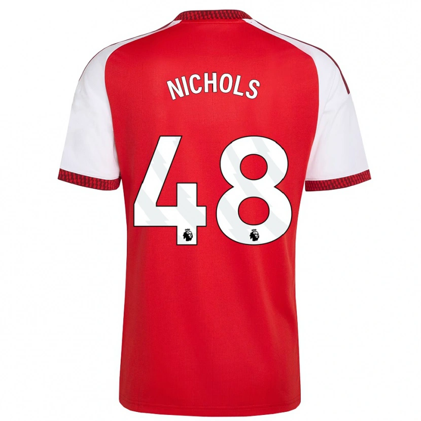 Danxen Herren Josh Nichols #48 Rot Weiß Schwarz Heimtrikot Trikot 2026/27 T-Shirt