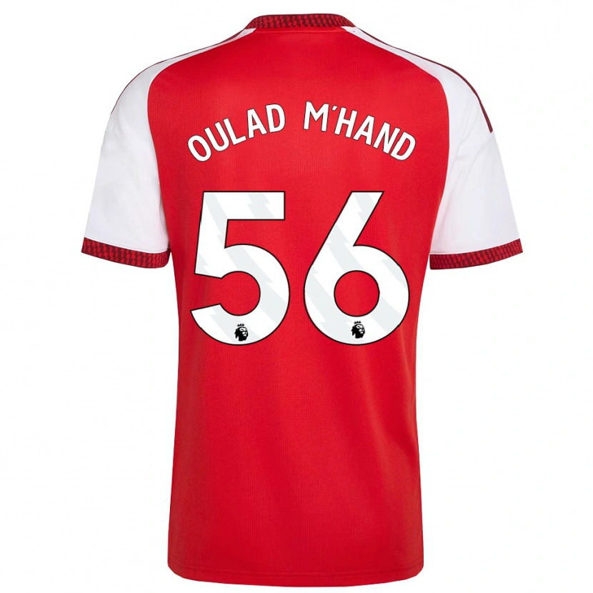 Danxen Herren Salah-Eddine Oulad M'hand #56 Rot Weiß Schwarz Heimtrikot Trikot 2026/27 T-Shirt