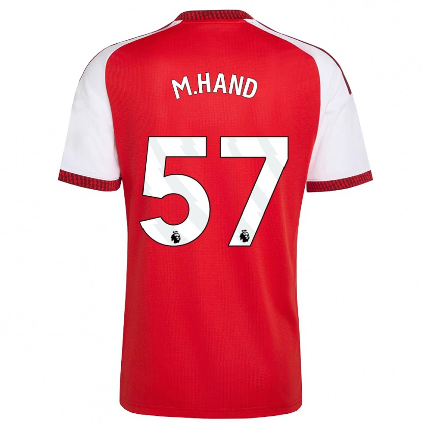 Danxen Herren Ismail Oulad M'hand #57 Rot Weiß Schwarz Heimtrikot Trikot 2026/27 T-Shirt