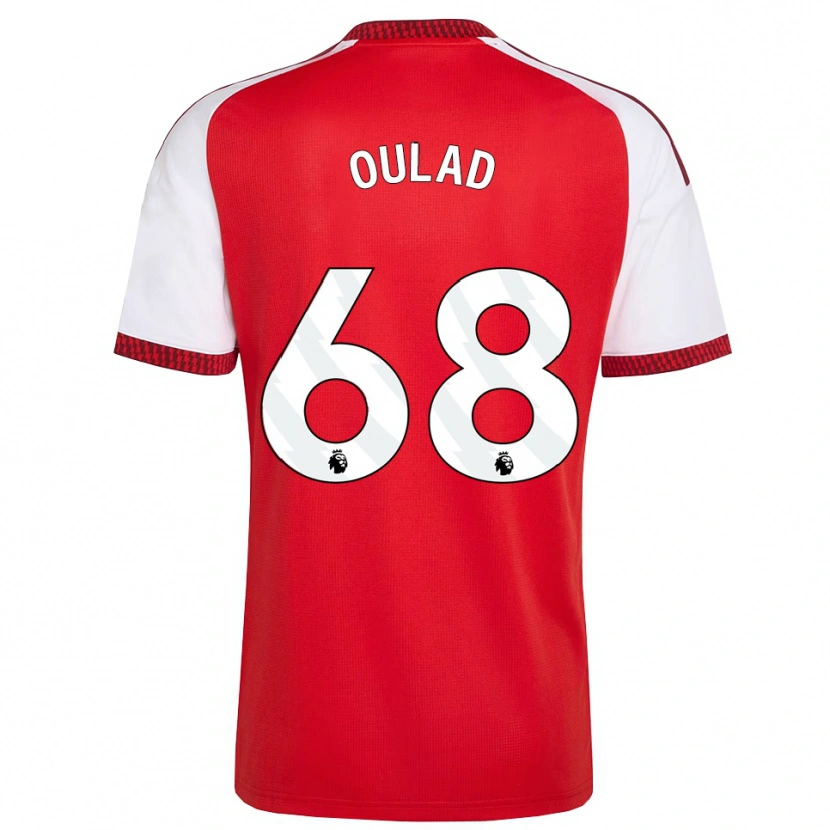 Danxen Herren Salah-Eddine Oulad M'hand #68 Rot Weiß Schwarz Heimtrikot Trikot 2026/27 T-Shirt