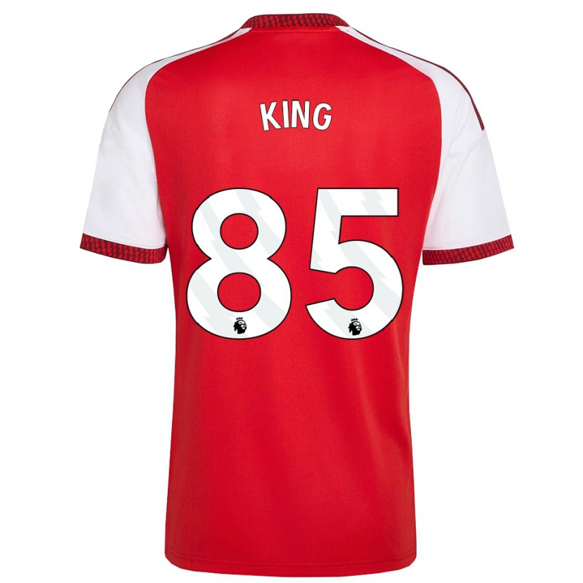 Danxen Herren Josiah King #85 Rot Weiß Schwarz Heimtrikot Trikot 2026/27 T-Shirt