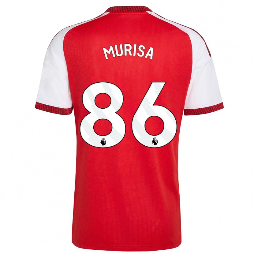 Danxen Herren Teshaun Murisa #86 Rot Weiß Schwarz Heimtrikot Trikot 2026/27 T-Shirt