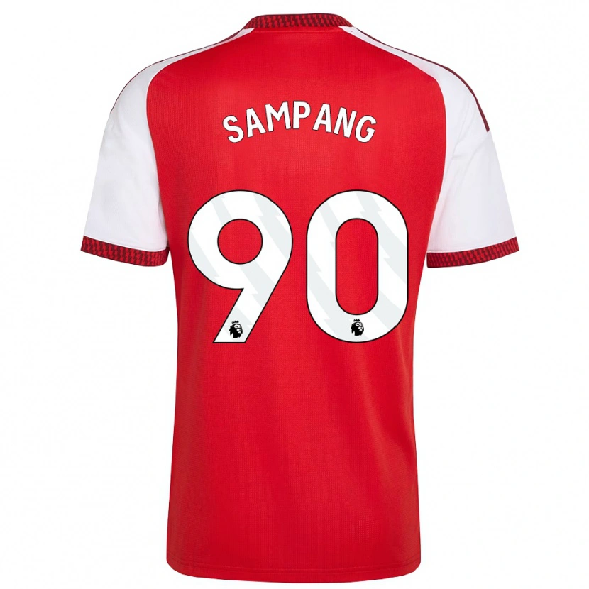 Danxen Herren Saurap Sampang #90 Rot Weiß Schwarz Heimtrikot Trikot 2026/27 T-Shirt
