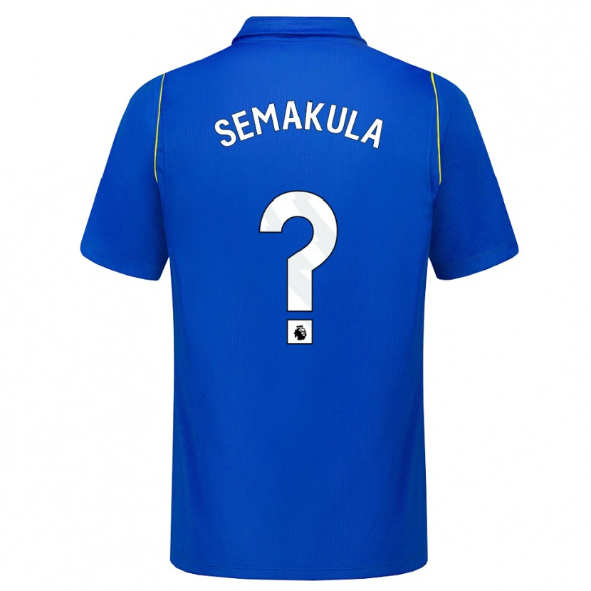 Danxen Herren Eliah Semakula #0 Blau Gelb Heimtrikot Trikot 2026/27 T-Shirt